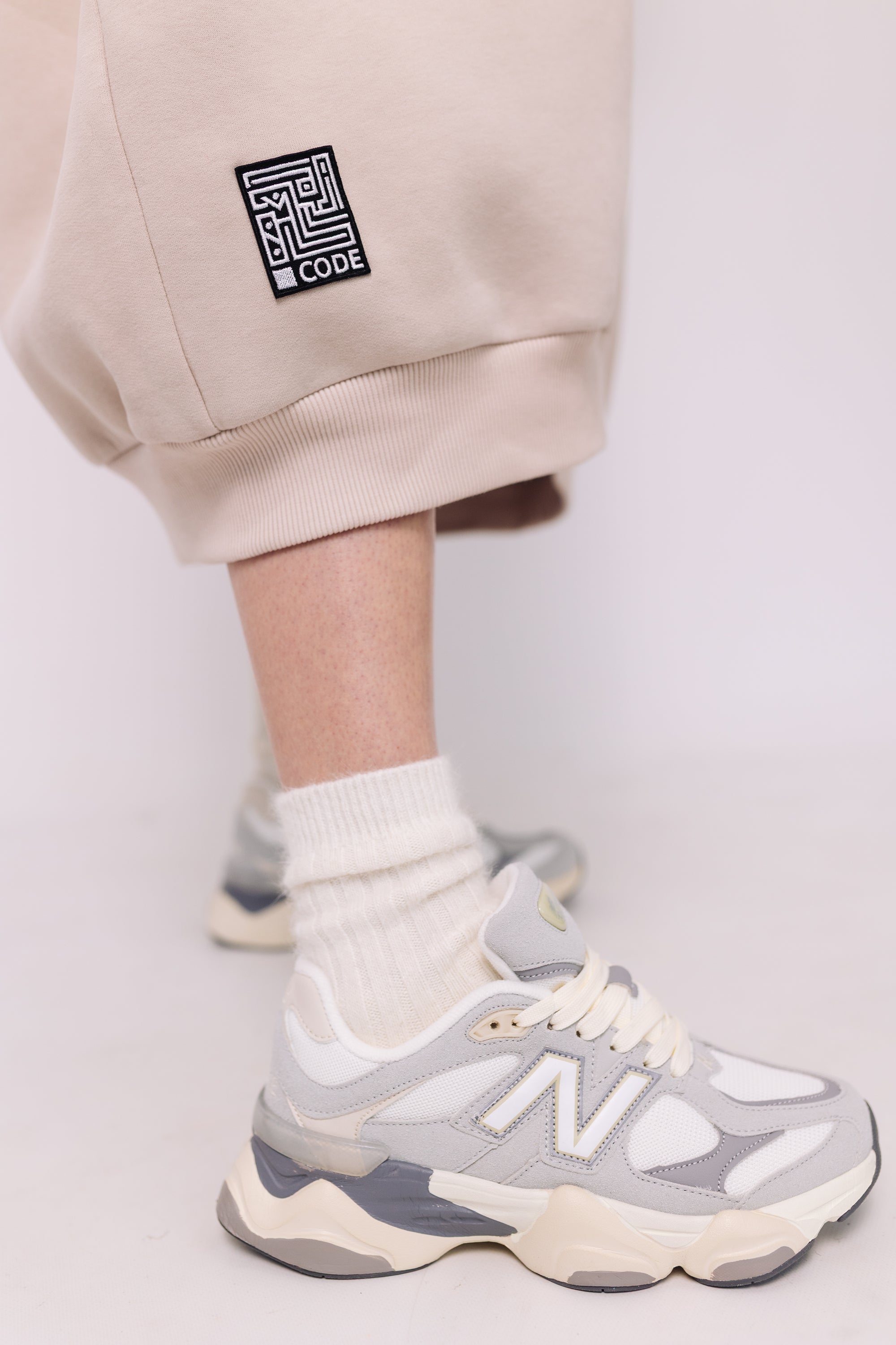 Beige Cocoon Hoodie