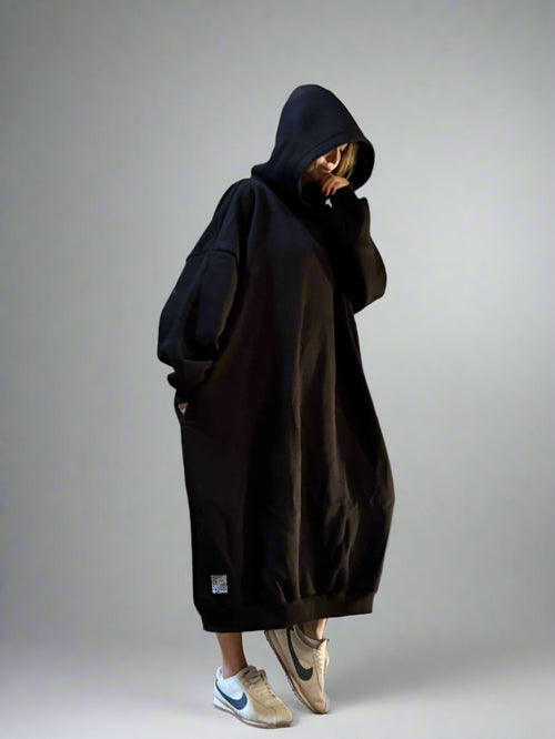Black Cocoon Hoodie